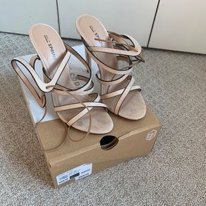 Women’s lace up heels.